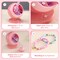 Electric Bead Spinner for Jewelry Making, Automatic Clay Beads for Cool Necklaces and Bracelets Maker, Beginner Bracelet Making Kit, DIY Arts and Crafts Birthday Gifts(Pink)